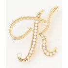 【その他のブランド/Other】の【WEB/一部店舗限定】パールイニシャルブローチ K|ID: prp329100004671617 ipo3291000000033770716