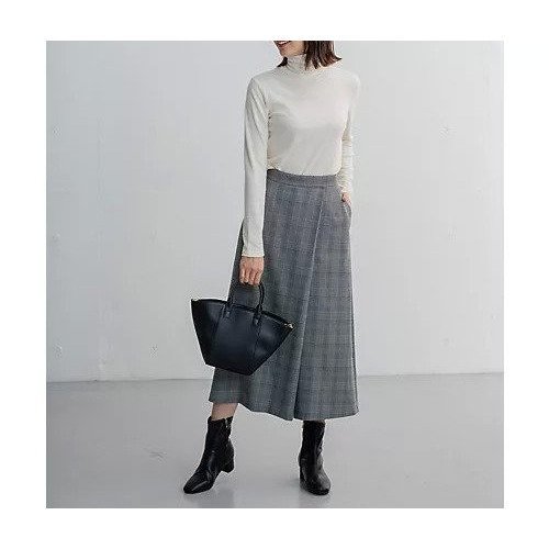 【エニー/ANY】の【洗濯機可・ウエストゴム】ラップ風ガウチョパンツ インテリア・キッズ・メンズ・レディースファッション・服の通販 founy(ファニー) 　ファッション　Fashion　レディースファッション　Fashion for Women　パンツ　Pants & Trousers　ガウチョパンツ　Gaucho Pants, Culottes　トレンド　Trend, Trending Now　ポケット　Pocket, Pocket Detail　ラップ　Wrap, Wrap Design　ブラック系3|ID: prp329100004671625 ipo3291000000034505426