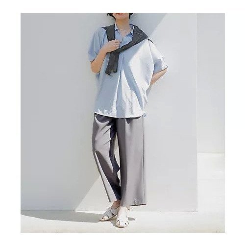 【エニー/ANY】の【洗濯機可/ウエストゴム/ストレッチ/UVケア】イージーケアライトストレッチワイドパンツ 人気、トレンドファッション・服の通販 founy(ファニー) 　ファッション　Fashion　レディースファッション　Fashion for Women　パンツ　Pants & Trousers　おすすめ　Recommended / Our Picks　ストレッチ　Stretch, Stretchy Fabric　フラット　Flat, Flat Shoes　ワイド　Wide, Wide Fit　ビジネス 仕事 通勤　Business / Work / Commuting　other-3|ID: prp329100004671633 ipo3291000000033770827