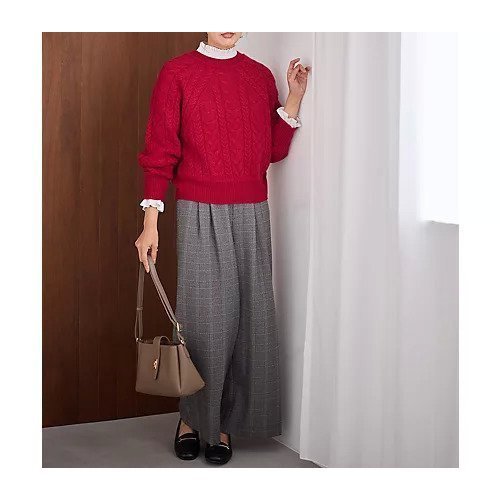 【エニー/ANY】の【洗濯機可/ウエストゴム】ウーリッシュ2タックワイドパンツ インテリア・キッズ・メンズ・レディースファッション・服の通販 founy(ファニー) https://founy.com/ ファッション Fashion レディースファッション Fashion for Women パンツ Pants & Trousers おすすめ Recommended / Our Picks トレンド Trend, Trending Now 洗える Machine Washable |ID: prp329100004671639 ipo3291000000033770858