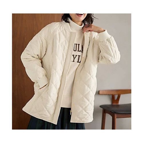【エニー/ANY】の【洗濯機可/撥水】ダイヤキルトブルゾン 人気、トレンドファッション・服の通販 founy(ファニー) 　ファッション　Fashion　レディースファッション　Fashion for Women　アウター　Coat / Outerwear Collection　ブルゾンジャケット・スポーティアウター　Blouson Jackets　キルト　Quilt, Quilted Fabric　ストール　Stole, Wrap　トレンド　Trend, Trending Now　ブルゾン　Blouson, Bomber Jacket　マフラー　Scarf, Muffler　ラウンド　Round, Round Neck　洗える　Machine Washable　other-2|ID: prp329100004671640 ipo3291000000033770873