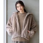 【エニー/ANY】の【手洗い可】ファーブルゾン グレージュ|ID: prp329100004671645 ipo3291000000033770888