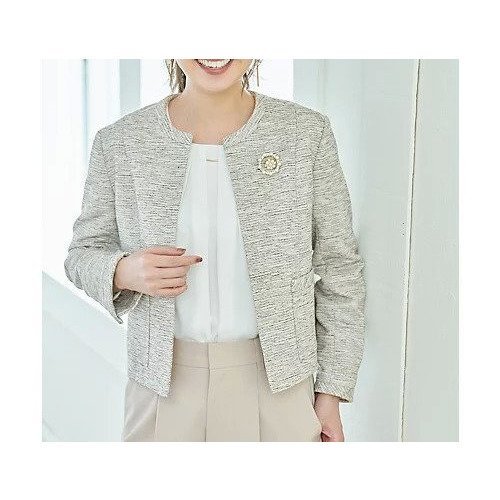 【エニー/ANY】のツイードジャケット インテリア・キッズ・メンズ・レディースファッション・服の通販 founy(ファニー) https://founy.com/ ファッション Fashion レディースファッション Fashion for Women アウター Coat / Outerwear Collection レディースジャケット・軽アウター Jackets ショート Short, Short Length ジャケット Jacket, Outerwear スリット Slit, Slit Detail セレモニー Ceremony ツイード Twill, Twill Weave フィット Fit, Slim Fit ポケット Pocket, Pocket Detail ワンポイント One Point, Statement Accent |ID: prp329100004671647 ipo3291000000033770895