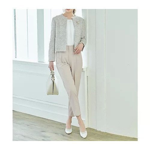 【エニー/ANY】のツイードジャケット 人気、トレンドファッション・服の通販 founy(ファニー) 　ファッション　Fashion　レディースファッション　Fashion for Women　アウター　Coat / Outerwear Collection　レディースジャケット・軽アウター　Jackets　ショート　Short, Short Length　ジャケット　Jacket, Outerwear　スリット　Slit, Slit Detail　セレモニー　Ceremony　ツイード　Twill, Twill Weave　フィット　Fit, Slim Fit　ポケット　Pocket, Pocket Detail　ワンポイント　One Point, Statement Accent　other-3|ID: prp329100004671647 ipo3291000000033770899