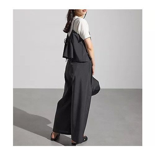 【エニー/ANY】の【2SET/洗濯機可】テックリネンキャミソール パンツセットアップ 人気、トレンドファッション・服の通販 founy(ファニー) 　ファッション　Fashion　レディースファッション　Fashion for Women　セットアップ　Matching Sets　レディースパンツ・ボトムス　Pants & Trousers / Bottoms　おすすめ　Recommended / Our Picks　インナー　Innerwear　キャミソール　Camisole, Spaghetti Strap Top　コンパクト　Compact, Small Size　セットアップ　Set-Up, Coordinated Outfit　ノースリーブ　Sleeveless, No-Sleeve　フレア　Flare, Flared　リネン　Linen, Linen Fabric　other-3|ID: prp329100004671657 ipo3291000000033770936
