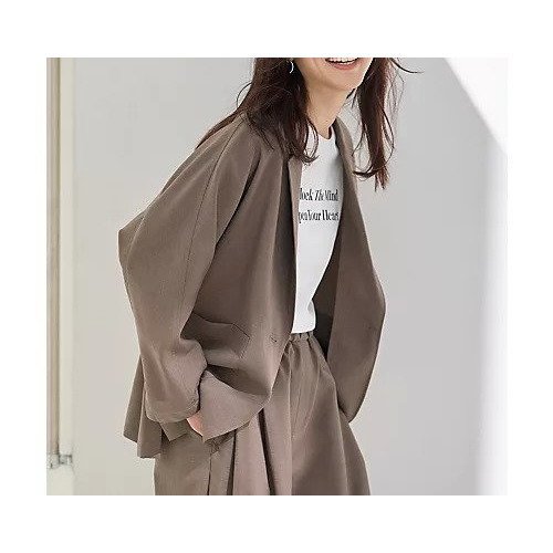 【エニー/ANY】の【洗濯機可】テックリネンドルマンジャケット 人気、トレンドファッション・服の通販 founy(ファニー) 　ファッション　Fashion　レディースファッション　Fashion for Women　アウター　Coat / Outerwear Collection　レディースジャケット・軽アウター　Jackets　おすすめ　Recommended / Our Picks　ジャケット　Jacket, Outerwear　デニム　Denim, Jeans Material　リネン　Linen, Linen Fabric　ロング　Long, Long-Length　春　Spring　秋　Autumn　 other-1|ID: prp329100004671658 ipo3291000000033770937
