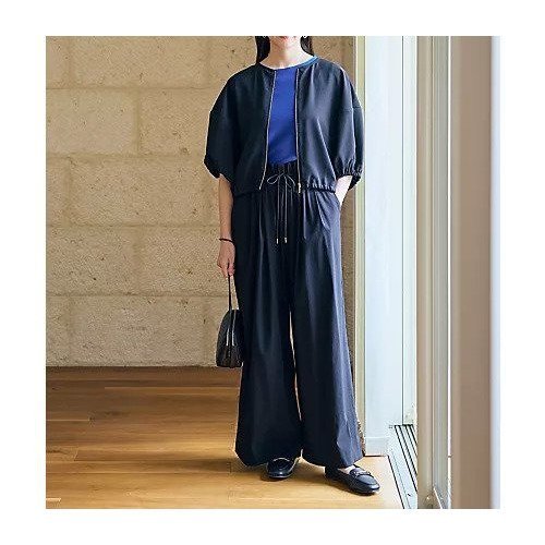 【エニー/ANY】の【洗濯機可】シアーランタンスリーブブルゾン 人気、トレンドファッション・服の通販 founy(ファニー) 　ファッション　Fashion　レディースファッション　Fashion for Women　アウター　Coat / Outerwear Collection　ブルゾンジャケット・スポーティアウター　Blouson Jackets　おすすめ　Recommended / Our Picks　インナー　Innerwear　シアー　Sheer, See-Through　スリーブ　Sleeve, Long Sleeve / Short Sleeve　デニム　Denim, Jeans Material　ブルゾン　Blouson, Bomber Jacket　夏　Summer　other-3|ID: prp329100004671661 ipo3291000000033770954