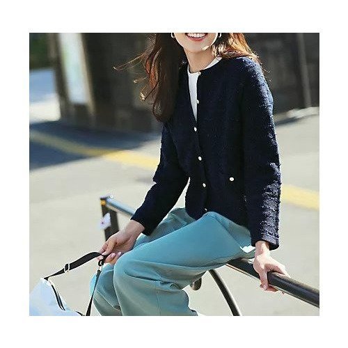 【エニー/ANY】の【洗濯機可/ウエストゴム】セレモニーニットセットアップ 人気、トレンドファッション・服の通販 founy(ファニー) 　ファッション　Fashion　レディースファッション　Fashion for Women　トップス・カットソー　Cut & Sew Tops　ニット　Knit Tops & Sweaters　なめらか　Smooth, Silky Texture　ジャケット　Jacket, Outerwear　ストレッチ　Stretch, Stretchy Fabric　セットアップ　Set-Up, Coordinated Outfit　セレモニー　Ceremony　ツイード　Twill, Twill Weave　フォーマル　Formal, Dressy　プリーツ　Pleats, Pleated　エレガント 上品　Elegant　other-3|ID: prp329100004671663 ipo3291000000033770963
