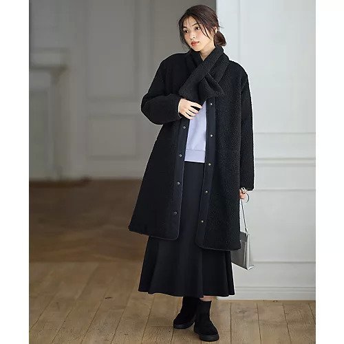 【エニー/ANY】の【マフラー付き】キルトリバーシブルコート インテリア・キッズ・メンズ・レディースファッション・服の通販 founy(ファニー) https://founy.com/ ファッション Fashion レディースファッション Fashion for Women アウター Coat / Outerwear Collection コート・ロングコート・ピーコート Long Coats, Peacoats & More マフラー・スヌード / 冬小物の定番 Scarves & Mufflers インナー Innerwear キルティング Quilted, Quilting キルト Quilt, Quilted Fabric トレンド Trend, Trending Now マフラー Scarf, Muffler エレガント 上品 Elegant |ID: prp329100004671683 ipo3291000000034336344