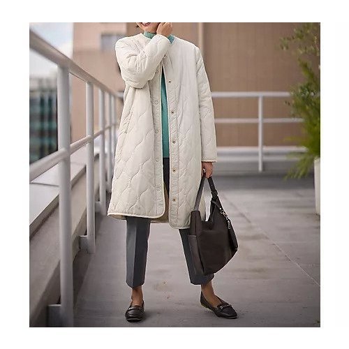 【エニー/ANY】の【マフラー付き】キルトリバーシブルコート インテリア・キッズ・メンズ・レディースファッション・服の通販 founy(ファニー)  ファッション Fashion レディースファッション Fashion for Women アウター Coat / Outerwear Collection コート・ロングコート・ピーコート Long Coats, Peacoats & More マフラー・スヌード / 冬小物の定番 Scarves & Mufflers インナー Innerwear キルティング Quilted, Quilting キルト Quilt, Quilted Fabric トレンド Trend, Trending Now マフラー Scarf, Muffler エレガント 上品 Elegant オフ|ID: prp329100004671683 ipo3291000000034336348