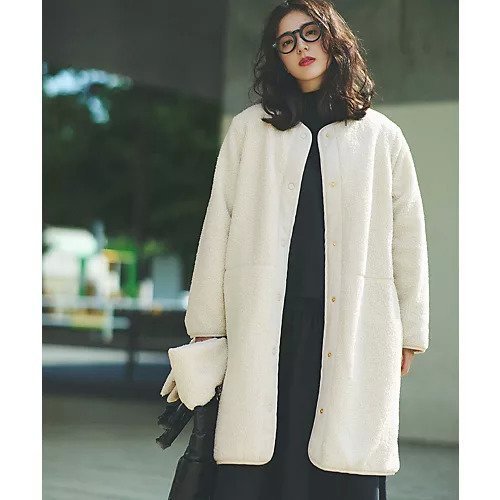 【エニー/ANY】の【マフラー付き】キルトリバーシブルコート 人気、トレンドファッション・服の通販 founy(ファニー)  ファッション Fashion レディースファッション Fashion for Women アウター Coat / Outerwear Collection コート・ロングコート・ピーコート Long Coats, Peacoats & More マフラー・スヌード / 冬小物の定番 Scarves & Mufflers インナー Innerwear キルティング Quilted, Quilting キルト Quilt, Quilted Fabric トレンド Trend, Trending Now マフラー Scarf, Muffler エレガント 上品 Elegant other-2|ID: prp329100004671683 ipo3291000000034336351