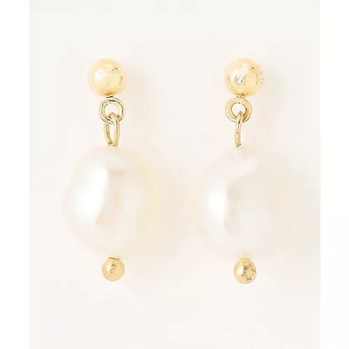 【エニー/ANY】のラウンドパールピアス(両耳用) インテリア・キッズ・メンズ・レディースファッション・服の通販 founy(ファニー) 　ファッション　Fashion　レディースファッション　Fashion for Women　おすすめ　Recommended / Our Picks　パール　Pearl, Pearl Accent　ゴールド|ID: prp329100004671691 ipo3291000000035125164