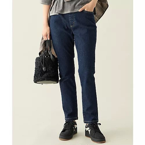 【エニー/ANY】の【ウエストゴム】ウルトライージースキニーデニム インテリア・キッズ・メンズ・レディースファッション・服の通販 founy(ファニー) ファッション Fashion レディースファッション Fashion for Women ストレッチ Stretch, Stretchy Fabric 定番 Standard, Basic Item フィット Fit, Slim Fit フラット Flat, Flat Shoes ポケット Pocket, Pocket Detail ダークインディゴ|ID: prp329100004671706 ipo3291000000033771142