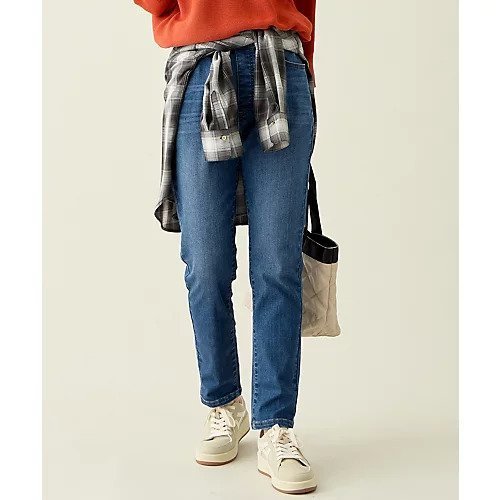 【エニー/ANY】の【ウエストゴム】ウルトライージースキニーデニム インテリア・キッズ・メンズ・レディースファッション・服の通販 founy(ファニー) ファッション Fashion レディースファッション Fashion for Women ストレッチ Stretch, Stretchy Fabric 定番 Standard, Basic Item フィット Fit, Slim Fit フラット Flat, Flat Shoes ポケット Pocket, Pocket Detail フェードインディゴ|ID: prp329100004671706 ipo3291000000033771145