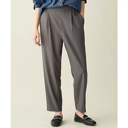 【エニー/ANY】の【6サイズ展開/洗濯機可/UVケア/ウエストゴム】イージーテーパードパンツ インテリア・キッズ・メンズ・レディースファッション・服の通販 founy(ファニー) 　ファッション　Fashion　レディースファッション　Fashion for Women　パンツ　Pants & Trousers　スウェット / スエット　Sweatshirt, Sweatwear　ストレッチ　Stretch, Stretchy Fabric　スニーカー　Sneakers, Trainers　フラット　Flat, Flat Shoes　リラックス　Relax, Relaxed Fit　おすすめ　Recommended / Our Picks　ビジネス 仕事 通勤　Business / Work / Commuting　グレー|ID: prp329100004676017 ipo3291000000033787477