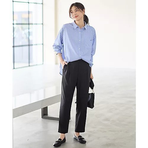 【エニー/ANY】の【6サイズ展開/洗濯機可/UVケア/ウエストゴム】イージーテーパードパンツ 人気、トレンドファッション・服の通販 founy(ファニー) 　ファッション　Fashion　レディースファッション　Fashion for Women　パンツ　Pants & Trousers　スウェット / スエット　Sweatshirt, Sweatwear　ストレッチ　Stretch, Stretchy Fabric　スニーカー　Sneakers, Trainers　フラット　Flat, Flat Shoes　リラックス　Relax, Relaxed Fit　おすすめ　Recommended / Our Picks　ビジネス 仕事 通勤　Business / Work / Commuting　other-2|ID: prp329100004676017 ipo3291000000033787482