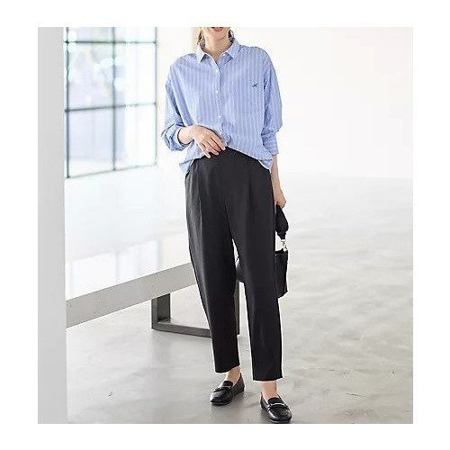 【エニー/ANY】の【6サイズ展開/洗濯機可/UVケア/ウエストゴム】イージーテーパードパンツ 人気、トレンドファッション・服の通販 founy(ファニー) 　ファッション　Fashion　レディースファッション　Fashion for Women　パンツ　Pants & Trousers　スウェット / スエット　Sweatshirt, Sweatwear　ストレッチ　Stretch, Stretchy Fabric　スニーカー　Sneakers, Trainers　フラット　Flat, Flat Shoes　リラックス　Relax, Relaxed Fit　おすすめ　Recommended / Our Picks　ビジネス 仕事 通勤　Business / Work / Commuting　other-3|ID: prp329100004676017 ipo3291000000033787484