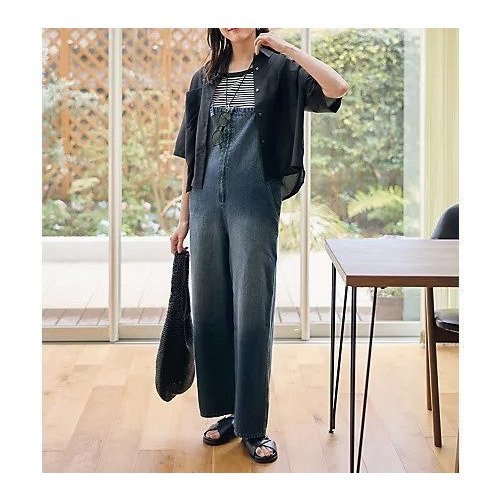 【エニー/ANY】の【洗濯機可】デニムサロペット 人気、トレンドファッション・服の通販 founy(ファニー) 　ファッション　Fashion　レディースファッション　Fashion for Women　ワンピース　Dresses　サロペット&オールインワン　Dungarees & Jumpsuit Styles　カーディガン　Cardigan, Knitwear　タンク　Tank Top, Sleeveless Top　デニム　Denim, Jeans Material　other-2|ID: prp329100004676027 ipo3291000000033787601