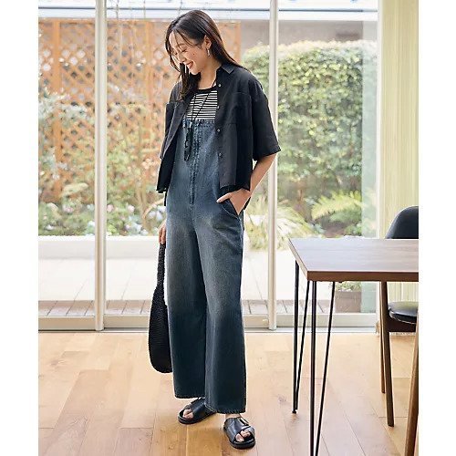 【エニー/ANY】の【洗濯機可】デニムサロペット 人気、トレンドファッション・服の通販 founy(ファニー) 　ファッション　Fashion　レディースファッション　Fashion for Women　ワンピース　Dresses　サロペット&オールインワン　Dungarees & Jumpsuit Styles　カーディガン　Cardigan, Knitwear　タンク　Tank Top, Sleeveless Top　デニム　Denim, Jeans Material　other-3|ID: prp329100004676027 ipo3291000000033787603