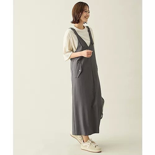 【エニー/ANY】のイージーケアジャンパースカート 人気、トレンドファッション・服の通販 founy(ファニー) 　ファッション　Fashion　レディースファッション　Fashion for Women　スカート　Skirts　秋　Autumn　サンダル　Sandals, Summer Shoes　ストレッチ　Stretch, Stretchy Fabric　スニーカー　Sneakers, Trainers　タンク　Tank Top, Sleeveless Top　フラット　Flat, Flat Shoes　ロング　Long, Long-Length　おすすめ　Recommended / Our Picks　夏　Summer　エレガント 上品　Elegant　other-2|ID: prp329100004680147 ipo3291000000033806164