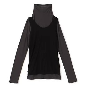 【プレインピープル/PLAIN PEOPLE】 シア―ハイツイストフライスタンクトップレイヤードTシャツ人気、トレンドファッション・服の通販 founy(ファニー) ファッション Fashion レディースファッション Fashion for Women トップス・カットソー Cut & Sew Tops シャツ・ブラウス・オフィスカジュアル Elegant Blouses & Button-Ups ロングTシャツ・Tシャツ Longline T-Shirts & Tees インナー Innerwear タンク Tank Top, Sleeveless Top タートル Turtleneck, Turtle Collar フロント Front, Front Design ベーシック Basic, Essential 洗える Machine Washable |ID:prp329100004683364