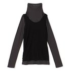 【プレインピープル/PLAIN PEOPLE】のシア―ハイツイストフライスタンクトップレイヤードTシャツ 人気、トレンドファッション・服の通販 founy(ファニー) ファッション Fashion レディースファッション Fashion for Women トップス・カットソー Cut & Sew Tops シャツ・ブラウス・オフィスカジュアル Elegant Blouses & Button-Ups ロングTシャツ・Tシャツ Longline T-Shirts & Tees インナー Innerwear タンク Tank Top, Sleeveless Top タートル Turtleneck, Turtle Collar フロント Front, Front Design ベーシック Basic, Essential 洗える Machine Washable thumbnail グレー&#215;ブラック|ID: prp329100004683364 ipo3291000000033822520