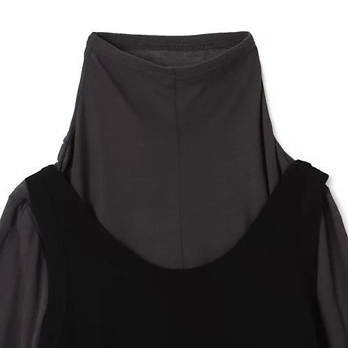 【プレインピープル/PLAIN PEOPLE】のシア―ハイツイストフライスタンクトップレイヤードTシャツ 人気、トレンドファッション・服の通販 founy(ファニー) 　ファッション　Fashion　レディースファッション　Fashion for Women　トップス・カットソー　Cut & Sew Tops　シャツ・ブラウス・オフィスカジュアル　Elegant Blouses & Button-Ups　ロングTシャツ・Tシャツ　Longline T-Shirts & Tees　インナー　Innerwear　タンク　Tank Top, Sleeveless Top　タートル　Turtleneck, Turtle Collar　フロント　Front, Front Design　ベーシック　Basic, Essential　洗える　Machine Washable　other-3|ID: prp329100004683364 ipo3291000000033822524