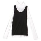 【プレインピープル/PLAIN PEOPLE】のシア―ハイツイストフライスタンクトップレイヤードTシャツ ホワイト×ブラック|ID: prp329100004683364 ipo3291000000035437700