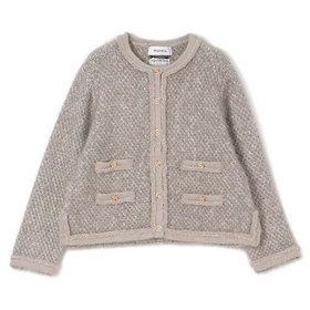 【ミュベール/MUVEIL】 ウサギツイードニットJK人気、トレンドファッション・服の通販 founy(ファニー) ファッション Fashion レディースファッション Fashion for Women トップス・カットソー Cut & Sew Tops ニット Knit Tops & Sweaters 2025年 2025 2025-2026秋冬・A/W Autumn/Winter 2025–26 AW25–26 ジャケット Jacket, Outerwear フラワー Flower, Floral |ID:prp329100004683375