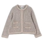 【ミュベール/MUVEIL】のウサギツイードニットJK gray|ID: prp329100004683375 ipo3291000000035905703