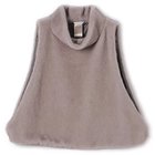 【プレインピープル/PLAIN PEOPLE】のエコファーオフタートルベスト 人気、トレンドファッション・服の通販 founy(ファニー) ファッション Fashion レディースファッション Fashion for Women アウター Coat / Outerwear Collection トップス・カットソー Cut & Sew Tops ベスト&ジレ / 重ね着スタイル Vests & Gilets フランス France, French ベスト Vest, Waistcoat リアル Real, Realistic ワンポイント One Point, Statement Accent 防寒 Cold Protection, Winter-Ready thumbnail グレー|ID: prp329100004683378 ipo3291000000033822593