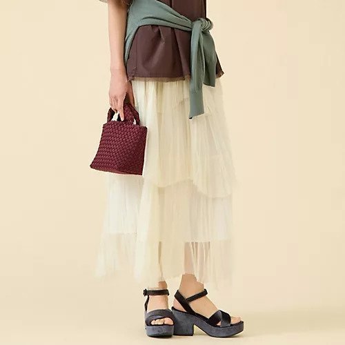 【マルティニーク/martinique】のティアードスカート 人気、トレンドファッション・服の通販 founy(ファニー) 　ファッション　Fashion　レディースファッション　Fashion for Women　スカート　Skirts　ティアードスカート　Tiered Skirts　おすすめ　Recommended / Our Picks　エアリー　Airy Texture　チュール　Tulip, Tulip Motif　ティアードスカート　Tiered Skirt, Flounced Skirt　other-2|ID: prp329100004683381 ipo3291000000033822606