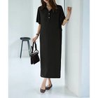 【スタイルデリ/STYLE DELI】の薄手でシックなしなやか5分袖シャツワンピース 人気、トレンドファッション・服の通販 founy(ファニー) ファッション Fashion レディースファッション Fashion for Women ワンピース Dresses シャツワンピース / 1枚で着映えコーデ Shirt Dresses 秋 Autumn くるぶし Ankle-Length カーディガン Cardigan, Knitwear シルバー Silver, Metallic Silver シンプル Simple, Minimal ジャケット Jacket, Outerwear スタイリッシュ Stylish, Fashionable スニーカー Sneakers, Trainers スリット Slit, Slit Detail 定番 Standard, Basic Item フラット Flat, Flat Shoes フロント Front, Front Design ブルゾン Blouson, Bomber Jacket ポケット Pocket, Pocket Detail リアル Real, Realistic ロング Long, Long-Length 冬 Winter / This Winter A/W・秋冬 Autumn/Winter エレガント 上品 Elegant thumbnail ブラック|ID: prp329100004683383 ipo3291000000033822613