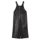 【ミュベール/MUVEIL】のフェイクレザーサロペットパンツ 人気、トレンドファッション・服の通販 founy(ファニー) ファッション Fashion レディースファッション Fashion for Women サロペット Overalls, Salopette ビジュー Bijou, Jewel-like Accent フェイクレザー Faux Leather, PU Leather フォルム Silhouette, Form ラップ Wrap, Wrap Design リボン Ribbon, Bow thumbnail black|ID: prp329100004683385 ipo3291000000033822622