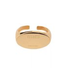 【エムエム6 メゾン マルタン マルジェラ/MM6 Maison Martin Margiela】のMinimal logo 4mm ring 人気、トレンドファッション・服の通販 founy(ファニー) ファッション Fashion レディースファッション Fashion for Women 2025年 2025 2025-2026秋冬・A/W Autumn/Winter 2025–26 AW25–26 オーバル Oval Design シンプル Simple, Minimal フォルム Silhouette, Form thumbnail Polished yellow gold|ID: prp329100004683407 ipo3291000000033822710