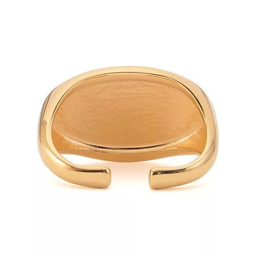 【エムエム6 メゾン マルタン マルジェラ/MM6 Maison Martin Margiela】のMinimal logo 4mm ring 人気、トレンドファッション・服の通販 founy(ファニー) 　ファッション　Fashion　レディースファッション　Fashion for Women　2025年　2025　2025-2026秋冬・A/W　Autumn/Winter 2025–26 AW25–26　オーバル　Oval Design　シンプル　Simple, Minimal　フォルム　Silhouette, Form　other-2|ID: prp329100004683407 ipo3291000000033822711