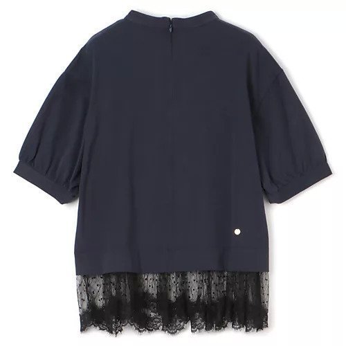 【ミュベール/MUVEIL】の天竺レーストップス 人気、トレンドファッション・服の通販 founy(ファニー) 　ファッション　Fashion　レディースファッション　Fashion for Women　トップス・カットソー　Cut & Sew Tops　2025年　2025　2025-2026秋冬・A/W　Autumn/Winter 2025–26 AW25–26　バランス　Balance, Style Balance　プレート　Plate, Dish　レース　Lace, Lace Fabric　ワイド　Wide, Wide Fit　洗える　Machine Washable　other-2|ID: prp329100004684628 ipo3291000000033830620