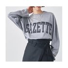 【ウィムガゼット/Whim Gazette】のGAZETTEロングTシャツ ライトグレー|ID: prp329100004684635 ipo3291000000033830670