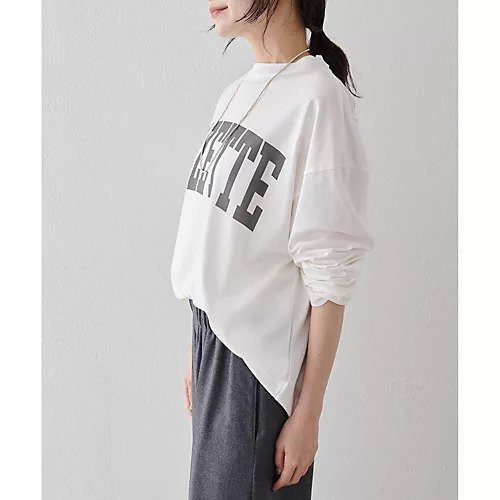 【ウィムガゼット/Whim Gazette】のGAZETTEロングTシャツ 人気、トレンドファッション・服の通販 founy(ファニー) 　ファッション　Fashion　レディースファッション　Fashion for Women　トップス・カットソー　Cut & Sew Tops　シャツ・ブラウス・オフィスカジュアル　Elegant Blouses & Button-Ups　ロングTシャツ・Tシャツ　Longline T-Shirts & Tees　2025年　2025　2025-2026秋冬・A/W　Autumn/Winter 2025–26 AW25–26　カットソー　Cut and Sewn Top　シルケット　Silket, Silky Cotton　プリント　Print, Printed Pattern　ロング　Long, Long-Length　長袖　Long Sleeve, Full Sleeve　other-3|ID: prp329100004684635 ipo3291000000033830673