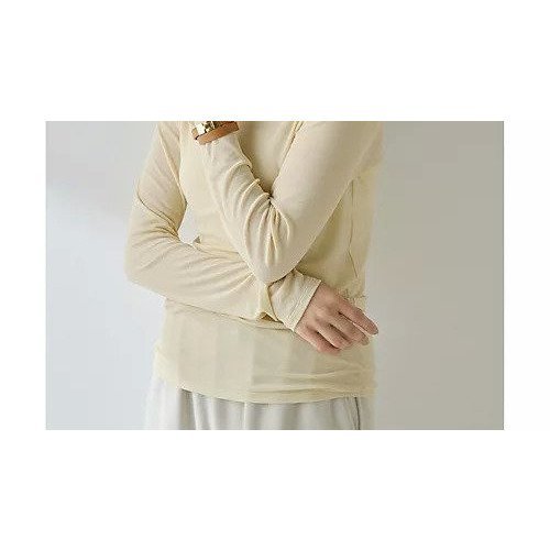 【ウィムガゼット/Whim Gazette】のフライスタートルプルオーバー インテリア・キッズ・メンズ・レディースファッション・服の通販 founy(ファニー) 　ファッション　Fashion　レディースファッション　Fashion for Women　トップス・カットソー　Cut & Sew Tops　カジュアルプルオーバー・ニットトップス　Pullovers & Knit Tops / Casual Pullovers　インナー　Innerwear　コンパクト　Compact, Small Size　シアー　Sheer, See-Through　シンプル　Simple, Minimal　ジャケット　Jacket, Outerwear　スウェット / スエット　Sweatshirt, Sweatwear　スタンダード　Standard, Basic　ビスチェ　Bustier, Corset Top　フィット　Fit, Slim Fit　ベスト　Vest, Waistcoat　ロング　Long, Long-Length　エレガント 上品　Elegant　2025年　2025　2025-2026秋冬・A/W　Autumn/Winter 2025–26 AW25–26　ライトベージュ|ID: prp329100004684640 ipo3291000000033830707