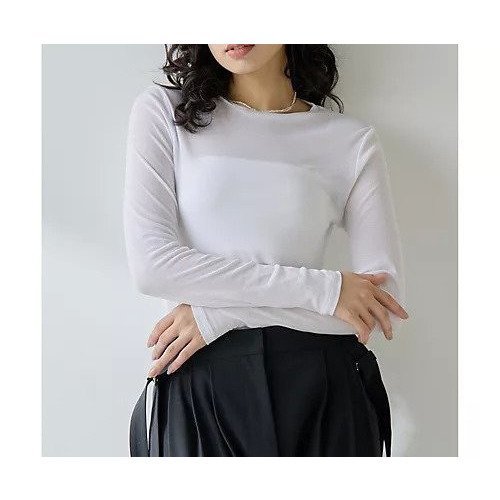 【ウィムガゼット/Whim Gazette】のフライスプルオーバー インテリア・キッズ・メンズ・レディースファッション・服の通販 founy(ファニー) 　ファッション　Fashion　レディースファッション　Fashion for Women　トップス・カットソー　Cut & Sew Tops　カジュアルプルオーバー・ニットトップス　Pullovers & Knit Tops / Casual Pullovers　インナー　Innerwear　コンパクト　Compact, Small Size　シアー　Sheer, See-Through　シンプル　Simple, Minimal　ジャケット　Jacket, Outerwear　スウェット / スエット　Sweatshirt, Sweatwear　スタンダード　Standard, Basic　ビスチェ　Bustier, Corset Top　フィット　Fit, Slim Fit　ベスト　Vest, Waistcoat　ロング　Long, Long-Length　エレガント 上品　Elegant　2025年　2025　2025-2026秋冬・A/W　Autumn/Winter 2025–26 AW25–26　オフホワイト|ID: prp329100004684642 ipo3291000000033830724