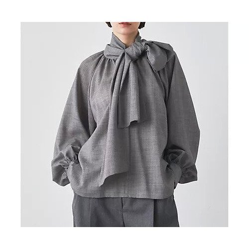 【ウィムガゼット/Whim Gazette】のボウタイブラウス 人気、トレンドファッション・服の通販 founy(ファニー) 　ファッション　Fashion　レディースファッション　Fashion for Women　トップス・カットソー　Cut & Sew Tops　シャツ・ブラウス・オフィスカジュアル　Elegant Blouses & Button-Ups　2025年　2025　2025-2026秋冬・A/W　Autumn/Winter 2025–26 AW25–26　おすすめ　Recommended / Our Picks　エレガント 上品　Elegant　カーディガン　Cardigan, Knitwear　スウェット / スエット　Sweatshirt, Sweatwear　ハイネック　High Neck, Mock Neck　ベスト　Vest, Waistcoat　リボン　Ribbon, Bow　other-2|ID: prp329100004684644 ipo3291000000033830745