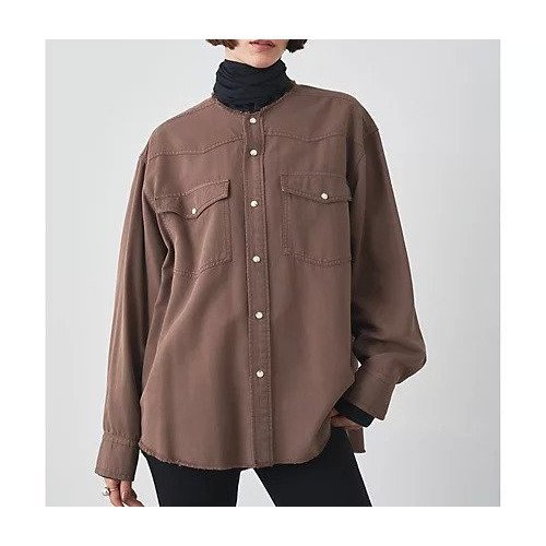 【ウィムガゼット/Whim Gazette】のセイヒンゾメヨーク切替シャツ インテリア・キッズ・メンズ・レディースファッション・服の通販 founy(ファニー) https://founy.com/ ファッション Fashion レディースファッション Fashion for Women トップス・カットソー Cut & Sew Tops シャツ・ブラウス・オフィスカジュアル Elegant Blouses & Button-Ups 2025年 2025 2025-2026秋冬・A/W Autumn/Winter 2025–26 AW25–26 スマート Smart, Elegant ドレープ Drape, Draping Fabric ヨーク Yoke, Yoke Design 切替 Switching, Contrast Panel |ID: prp329100004684648 ipo3291000000033830774