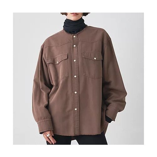 【ウィムガゼット/Whim Gazette】のセイヒンゾメヨーク切替シャツ 人気、トレンドファッション・服の通販 founy(ファニー) 　ファッション　Fashion　レディースファッション　Fashion for Women　トップス・カットソー　Cut & Sew Tops　シャツ・ブラウス・オフィスカジュアル　Elegant Blouses & Button-Ups　2025年　2025　2025-2026秋冬・A/W　Autumn/Winter 2025–26 AW25–26　スマート　Smart, Elegant　ドレープ　Drape, Draping Fabric　ヨーク　Yoke, Yoke Design　切替　Switching, Contrast Panel　other-2|ID: prp329100004684648 ipo3291000000033830781
