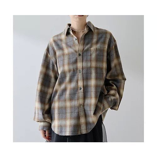 【ウィムガゼット/Whim Gazette】のシャギーチェックシャツ 人気、トレンドファッション・服の通販 founy(ファニー) 　ファッション　Fashion　レディースファッション　Fashion for Women　トップス・カットソー　Cut & Sew Tops　シャツ・ブラウス・オフィスカジュアル　Elegant Blouses & Button-Ups　ジャケット　Jacket, Outerwear　チェック　Check, Plaid, Tartan　日本製　Made In Japan　2025年　2025　2025-2026秋冬・A/W　Autumn/Winter 2025–26 AW25–26　other-2|ID: prp329100004684651 ipo3291000000033830821