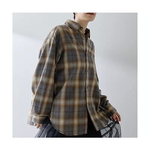 【ウィムガゼット/Whim Gazette】のシャギーチェックシャツ インテリア・キッズ・メンズ・レディースファッション・服の通販 founy(ファニー) https://founy.com/ ファッション Fashion レディースファッション Fashion for Women トップス・カットソー Cut & Sew Tops シャツ・ブラウス・オフィスカジュアル Elegant Blouses & Button-Ups ジャケット Jacket, Outerwear チェック Check, Plaid, Tartan 日本製 Made In Japan 2025年 2025 2025-2026秋冬・A/W Autumn/Winter 2025–26 AW25–26 |ID: prp329100004684651 ipo3291000000034309006