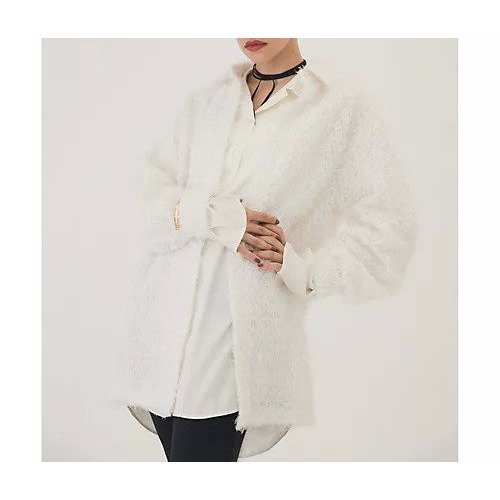 【ウィムガゼット/Whim Gazette】の【THE PAUSE】フェザーチュールシャツ 人気、トレンドファッション・服の通販 founy(ファニー) 　ファッション　Fashion　レディースファッション　Fashion for Women　トップス・カットソー　Cut & Sew Tops　シャツ・ブラウス・オフィスカジュアル　Elegant Blouses & Button-Ups　ヴィンテージ　Vintage Style　グラデーション　Gradient, Ombre　シンプル　Simple, Minimal　チュール　Tulip, Tulip Motif　ボトム　Bottoms, Lower Wear　レギュラー　Regular, Standard Fit　ワーク　Workwear, Utility Style　2025年　2025　2025-2026秋冬・A/W　Autumn/Winter 2025–26 AW25–26　other-2|ID: prp329100004684653 ipo3291000000033830836