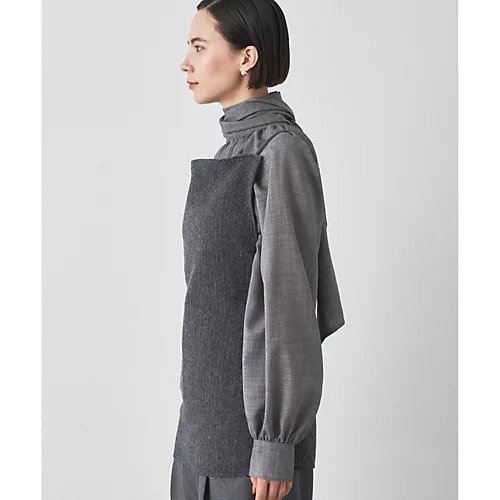 【ウィムガゼット/Whim Gazette】のウールピケトップ 人気、トレンドファッション・服の通販 founy(ファニー) 　ファッション　Fashion　レディースファッション　Fashion for Women　2025年　2025　2025-2026秋冬・A/W　Autumn/Winter 2025–26 AW25–26　カットソー　Cut and Sewn Top　コーデュロイ　Corduroy, Cord Fabric　ラップ　Wrap, Wrap Design　ワイヤー　Wire, Wired Bra　other-3|ID: prp329100004684655 ipo3291000000033830852