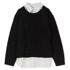 【ミュベール/MUVEIL】のパールネックレス付きシャツニットプルオーバー black|ID: prp329100004684657 ipo3291000000034941453