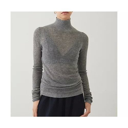 【ウィムガゼット/Whim Gazette】の【THE PAUSE】リブハイネックプルオーバー 人気、トレンドファッション・服の通販 founy(ファニー) 　ファッション　Fashion　レディースファッション　Fashion for Women　トップス・カットソー　Cut & Sew Tops　カジュアルプルオーバー・ニットトップス　Pullovers & Knit Tops / Casual Pullovers　アクセサリー　Fashion Accessories　インナー　Innerwear　エアリー　Airy Texture　ヴィンテージ　Vintage Style　グラデーション　Gradient, Ombre　コンパクト　Compact, Small Size　シンプル　Simple, Minimal　タートル　Turtleneck, Turtle Collar　ワーク　Workwear, Utility Style　エレガント 上品　Elegant　2025年　2025　2025-2026秋冬・A/W　Autumn/Winter 2025–26 AW25–26　 other-1|ID: prp329100004684665 ipo3291000000033830908